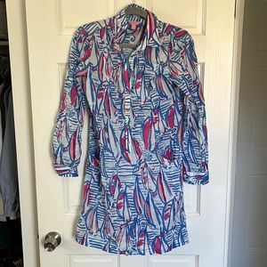 Lilly Pulitzer lightweight shirt dress or coverup